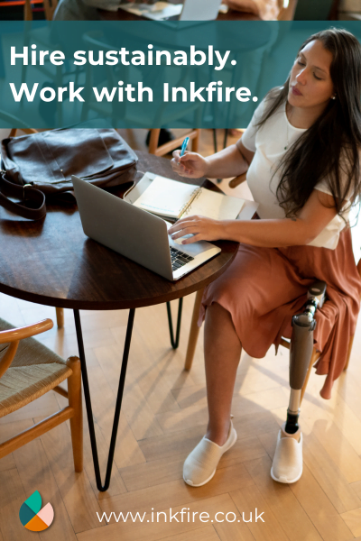 Hire sustainably. hire inkfire - Image in article: Single Post